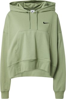 Mikina Nike Sportswear olivová / černá