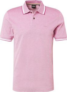 Tričko \'Parlay\' BOSS Black pink / světle růžová / bílá