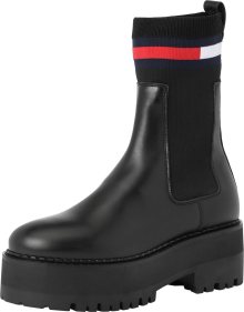 Chelsea boty Tommy Jeans námořnická modř / červená / černá / bílá