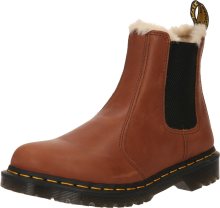Chelsea boty \'Leonore\' Dr. Martens režná / koňaková / černá
