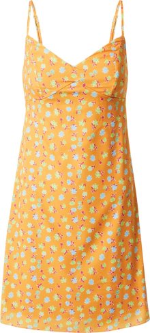 Letní šaty Trendyol mix barev / oranžová