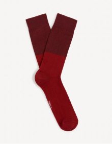 Vysoké ponožky Fiduobloc Červená