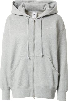 Mikina Nike Sportswear tmavě šedá / šedý melír