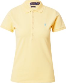 Tričko \'Julie\' Polo Ralph Lauren modrá / světle žlutá