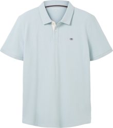 Tričko Tom Tailor pastelová modrá / šedá / offwhite
