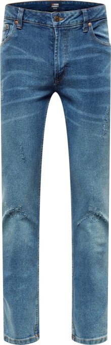 Džíny \'Mr Red Light\' Denim Project modrá džínovina