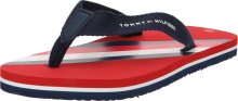 Otevřená obuv Tommy Hilfiger marine modrá / červená / bílá