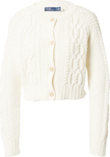 Kardigan \'ARAN\' Polo Ralph Lauren krémová