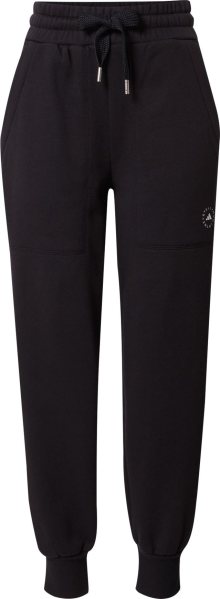 Sportovní kalhoty adidas by stella mccartney černá / bílá