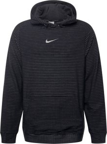 Sportovní mikina Nike tmavě šedá / černá / bílá