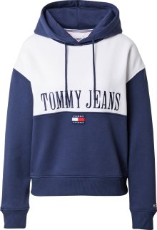 Mikina Tommy Jeans námořnická modř / červená / bílá