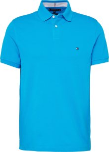 Tričko Tommy Hilfiger modrá / azurová / červená / bílá