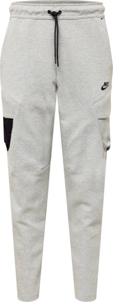 Kalhoty Nike Sportswear světle šedá / černá