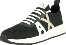 Tenisky Armani Exchange champagne / černá / bílá