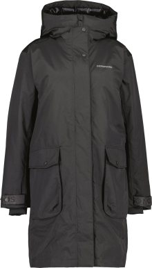 Outdoorová bunda \'ILSA\' Didriksons černá / bílá