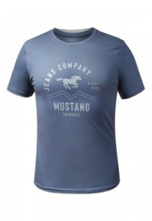 Mustang 4223-2100 Pánské tričko XL grey melange