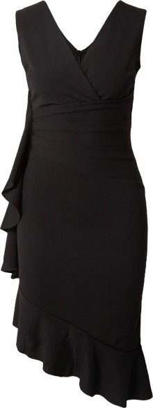 Koktejlové šaty Sistaglam černá