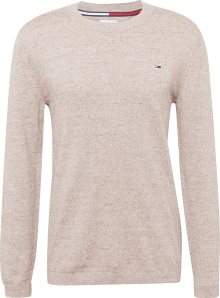 Svetr Tommy Jeans námořnická modř / kámen / červená / bílá