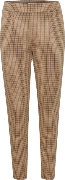 Kalhoty \'Trousers\' Ichi hnědá / světle hnědá / černá