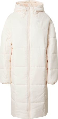 Zimní kabát Nike Sportswear starobéžová / bílá