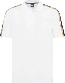 Tričko \'Parlay\' BOSS Black béžová / černá / bílá