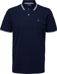 Tričko \'Aze\' Selected Homme námořnická modř / bílá
