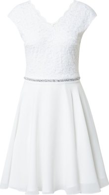 Koktejlové šaty SWING bílá
