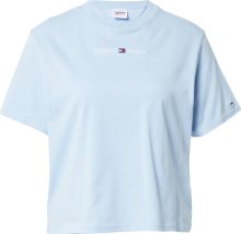 Tričko Tommy Jeans námořnická modř / světlemodrá / červená / bílá