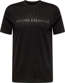 Tričko Armani Exchange šedá / černá