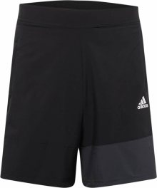 Sportovní kalhoty ADIDAS SPORTSWEAR grafitová / černá / bílá