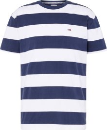 Tričko Tommy Jeans námořnická modř / jasně červená / bílá