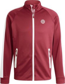 Sportovní mikina \'Protected Leafs\' BIDI BADU krvavě červená / bílá