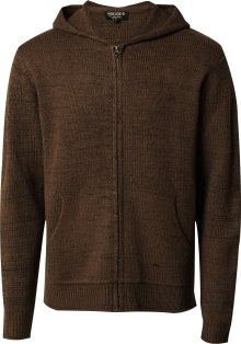 Kardigan \'Laps\' INDICODE JEANS tmavě hnědá