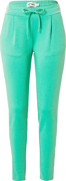 Kalhoty se sklady v pase \'KATE\' Ichi nefritová