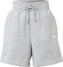 Kalhoty Nike Sportswear šedý melír