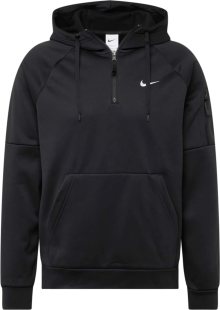 Sportovní mikina Nike černá / bílá