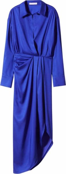Šaty \'Atlantis\' Mango královská modrá