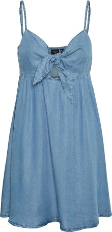 Letní šaty \'HARPER\' Vero Moda modrá džínovina