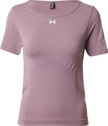 Funkční tričko Under Armour fialová / bílá
