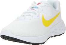 Běžecká obuv Nike světlemodrá / žlutá / červená / bílá