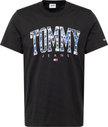 Tričko Tommy Jeans modrá / červená / černá / bílá