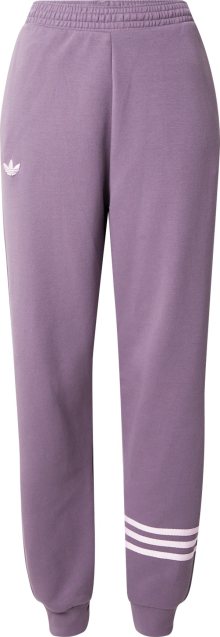 Kalhoty \'Adicolor Neuclassics\' adidas Originals fialová / tmavě fialová