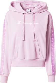 Mikina Champion Authentic Athletic Apparel šeříková / bílá