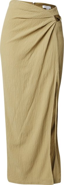 Sukně Topshop olivová