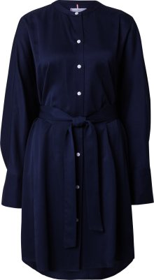 Košilové šaty Tommy Hilfiger námořnická modř