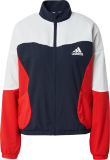 Sportovní bunda adidas performance námořnická modř / červená / bílá