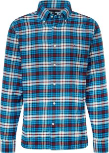 Košile Tommy Hilfiger námořnická modř / azurová / bordó / bílá
