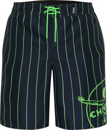 Plavecké šortky Chiemsee modrá / zelená