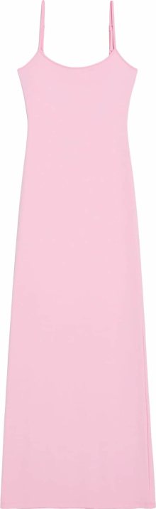 Šaty Bershka světle růžová