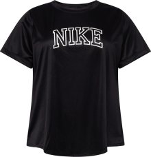 Funkční tričko Nike Sportswear černá / bílá